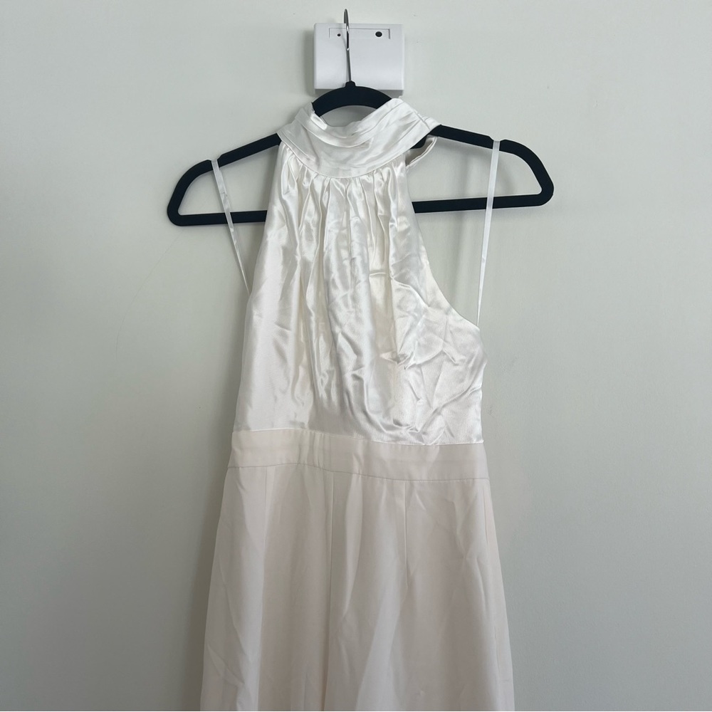 Anthropologie BHLDN White Jill Stuart Jumpsuit Size 4 NWT JB - Picture 8 of 10